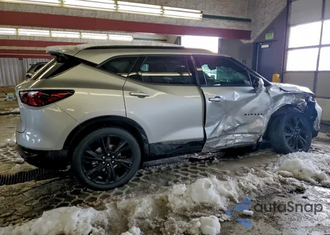 2021 Chevrolet Blazer Rs из США, поврежденный, VIN 3GNKBKRS0MS566281